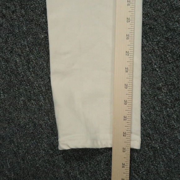 Naked & Famous Jeans Mens 30x33 Cream 5 Pocket Super Guy Natural Seed Denin - Picture 12 of 14